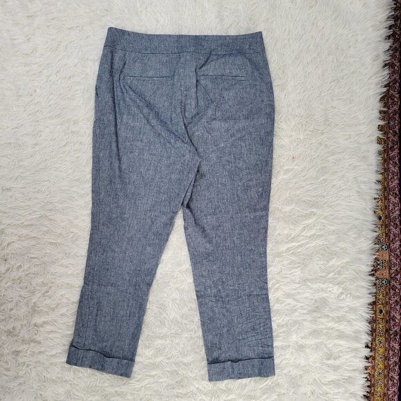Ann Taylor Factory Linen Blend Pants - Size 8 - Picture 2 of 10